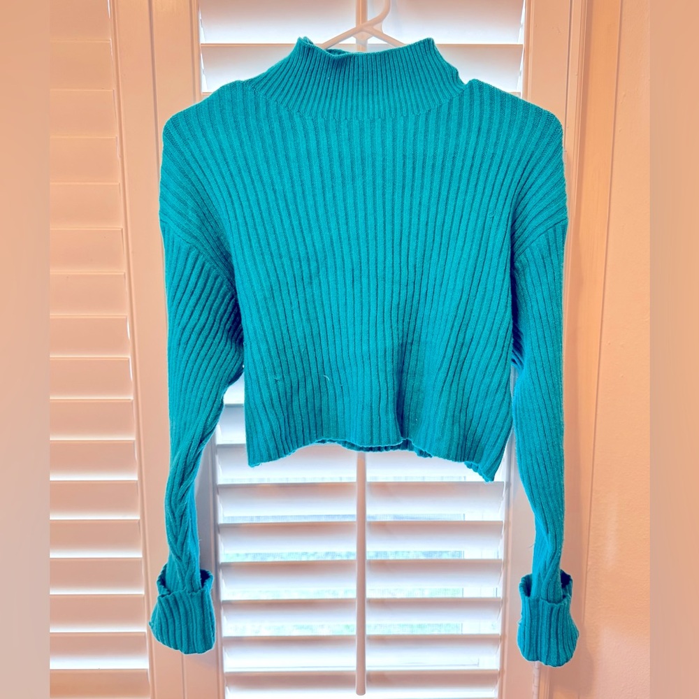 Cute teal sweater worn once